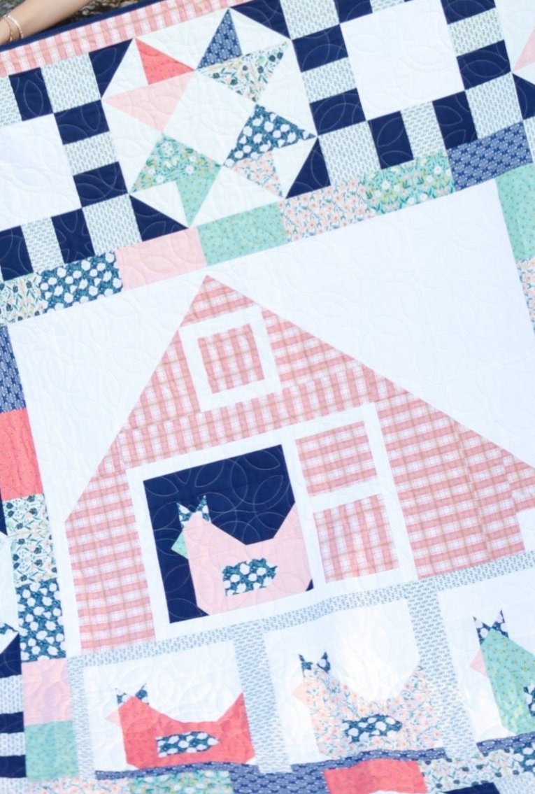 Cluckin’ Crazy Precut Sew-Ready Quilt Kit