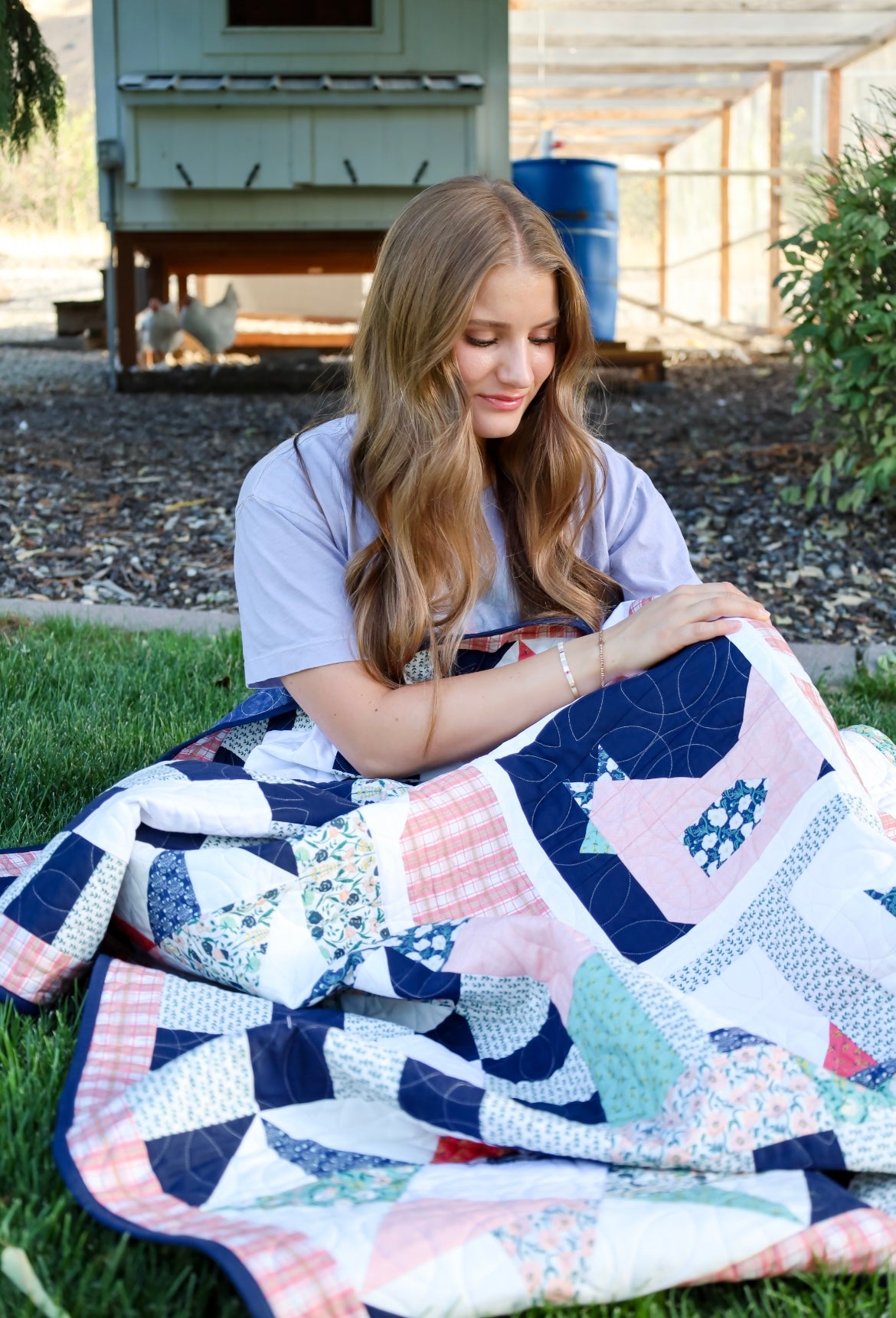 Cluckin’ Crazy Precut Sew-Ready Quilt Kit