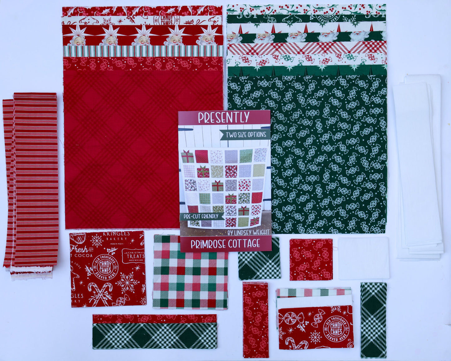 Presently by Primrose Cottage Featuring Riley Blake Merry Little Christmas Pre Cut Quilt Kit