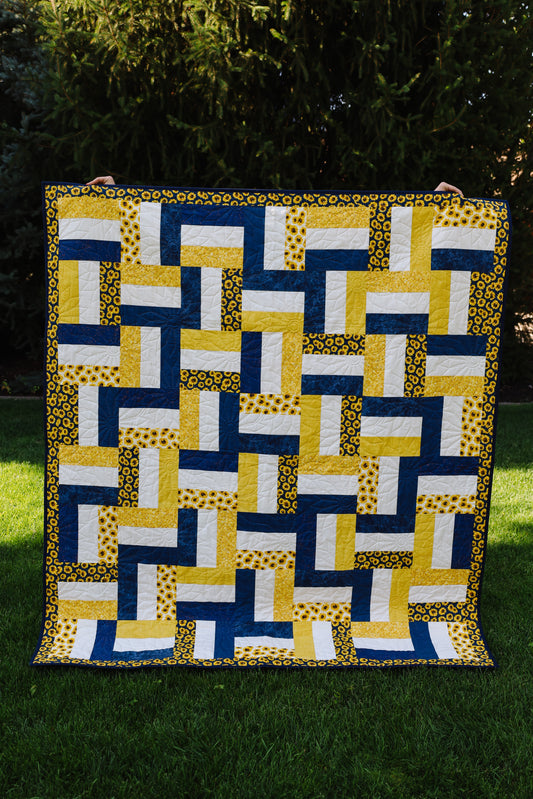 Picket Fences Sunflower (Backing Available!)