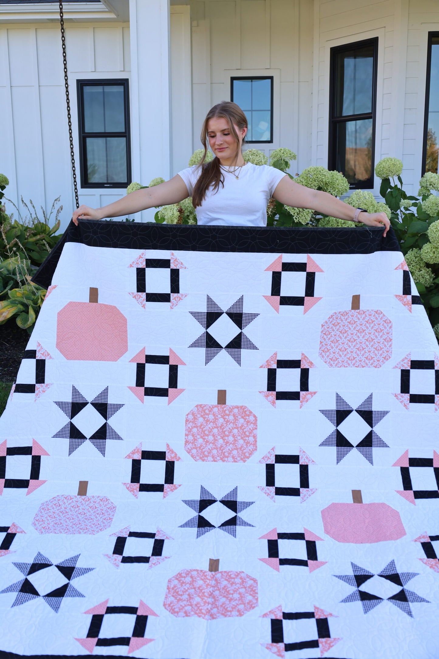 Country Pumpkins Precut Sew-Ready Quilt Kit