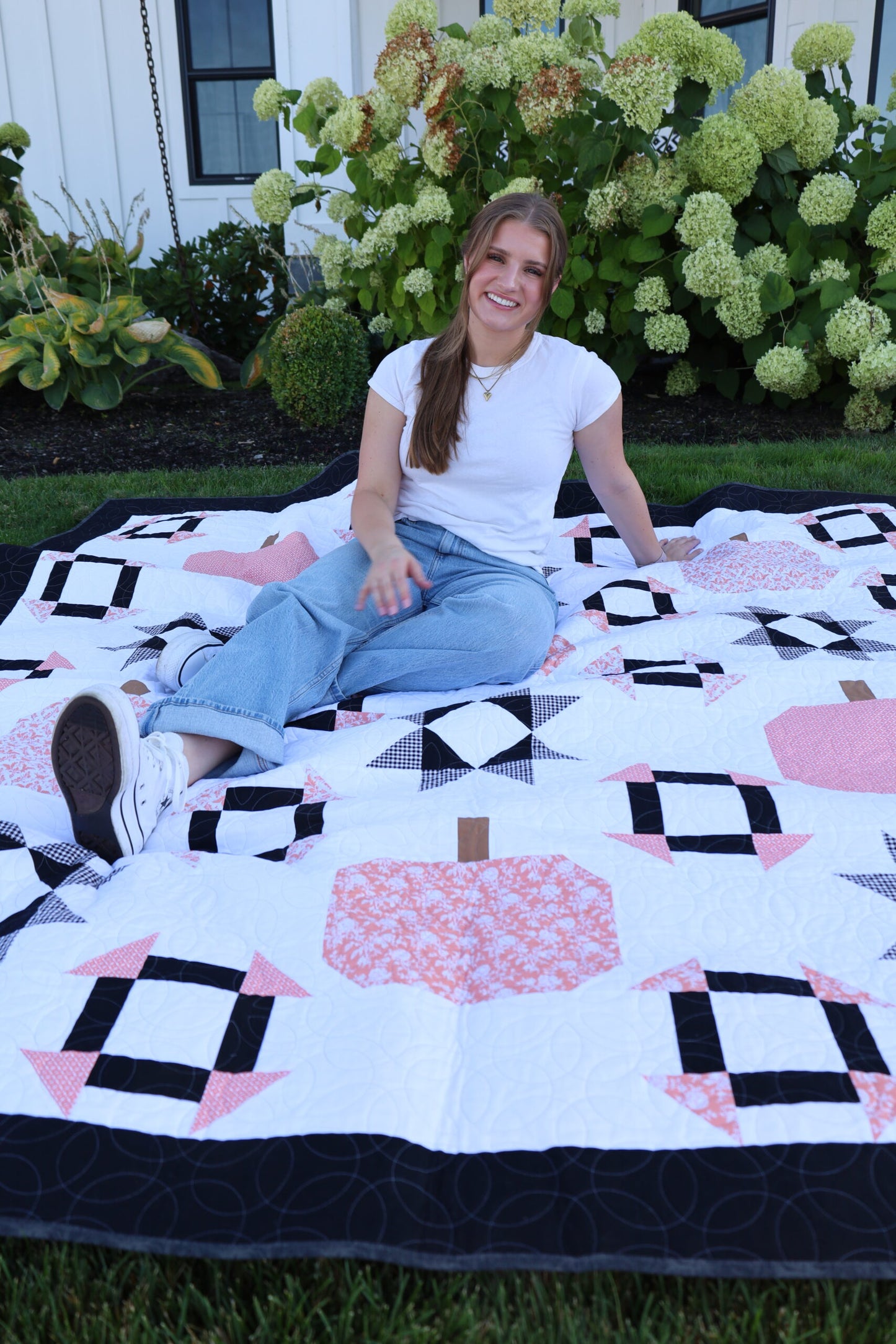 Country Pumpkins Precut Sew-Ready Quilt Kit