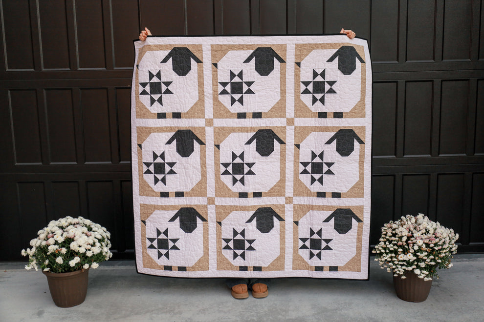 Wooly Stars Sheep Pre Cut Quilt Kit featuring Moda Thatched – My Fabric ...