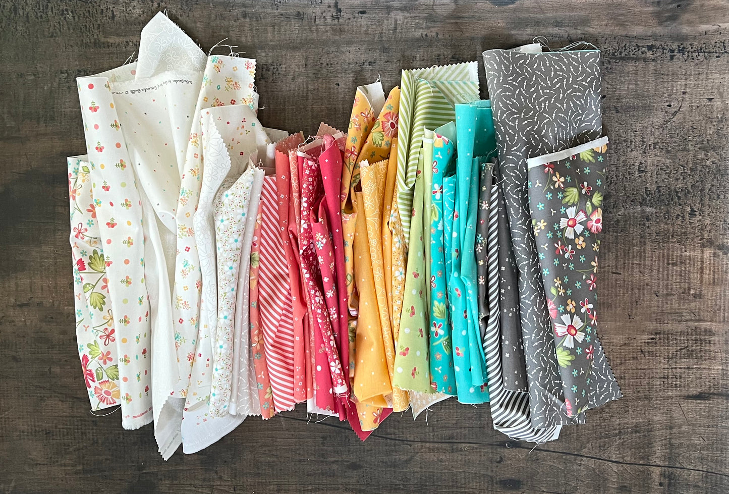 In The Garden Jelly Roll® 29230JR Moda Precuts 100% cotton fabric quilt strips by Corey Yoder