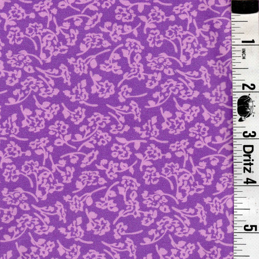5-Yard Continuous Fabric Cuts Lilac Petal Whirl– Endless Possibilities!