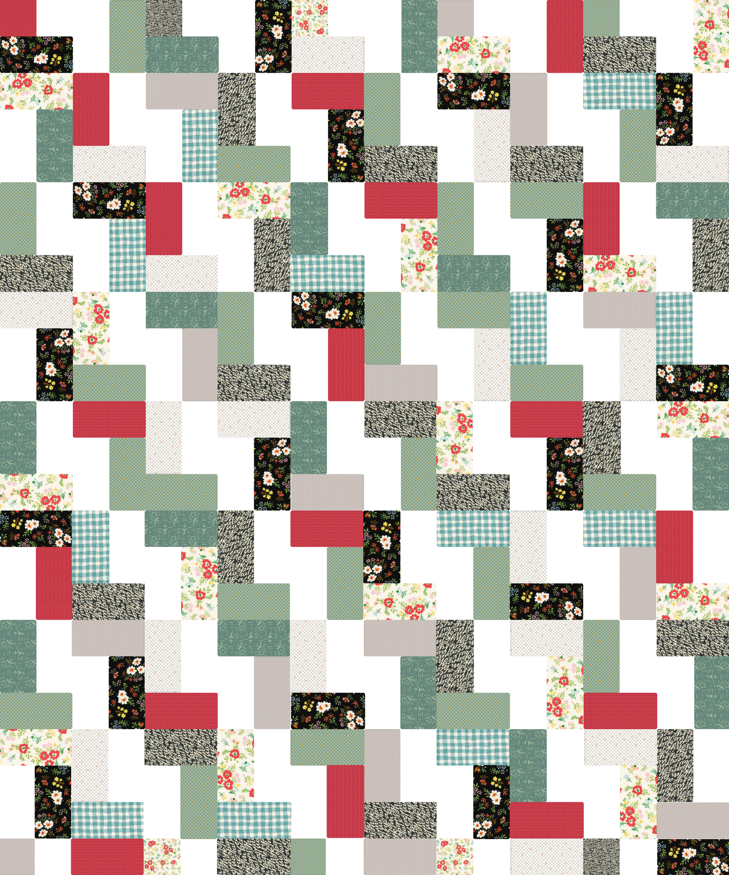 Mixmaster Loopy Fruit Precut Sew-Ready Quilt Kit