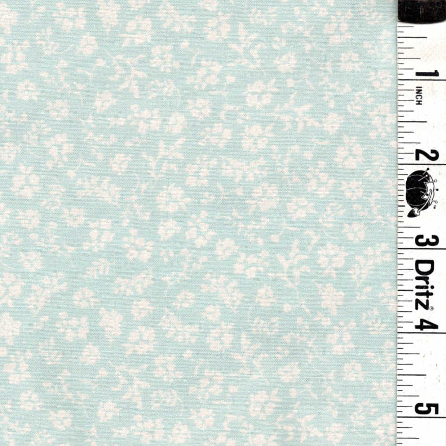 5-Yard Continuous Fabric Cuts Morning Meadow Blue – Endless Possibilities!