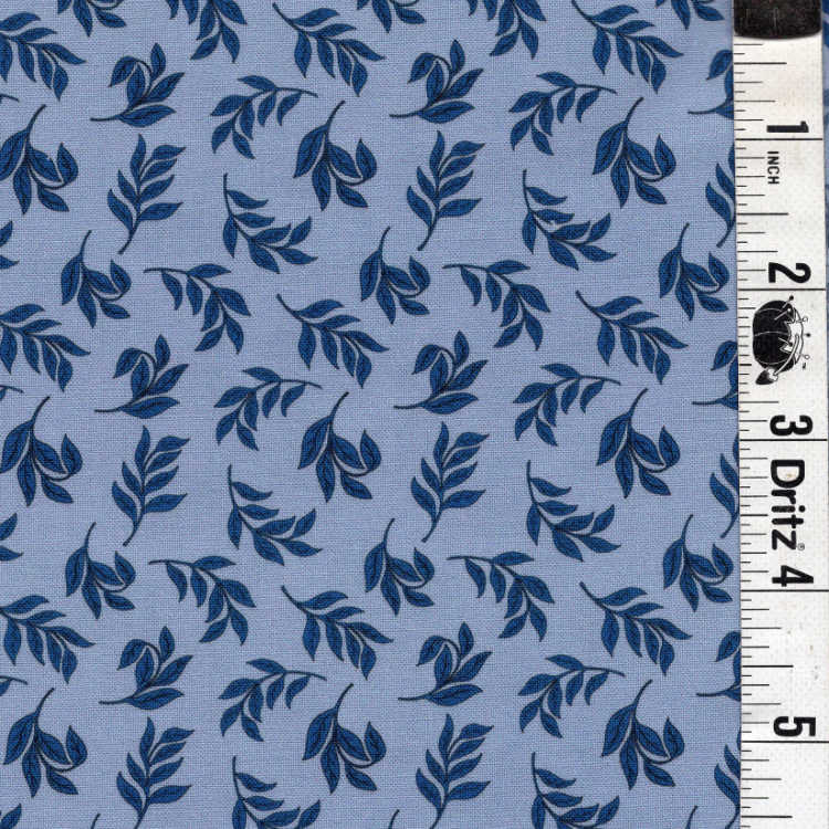 5-Yard Continuous Fabric Cuts Morning Mist Leaves – Endless Possibilities!