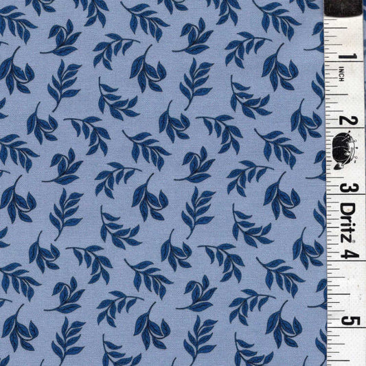 5-Yard Continuous Fabric Cuts Morning Mist Leaves – Endless Possibilities!