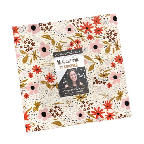 Night Owl Layer Cake® 48420LC Moda Precuts precut Layer Cake 10" squares quilt fabric by Gingiber