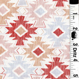 5-Yard Continuous Fabric Cuts Pastel Country Western – Endless Possibilities!