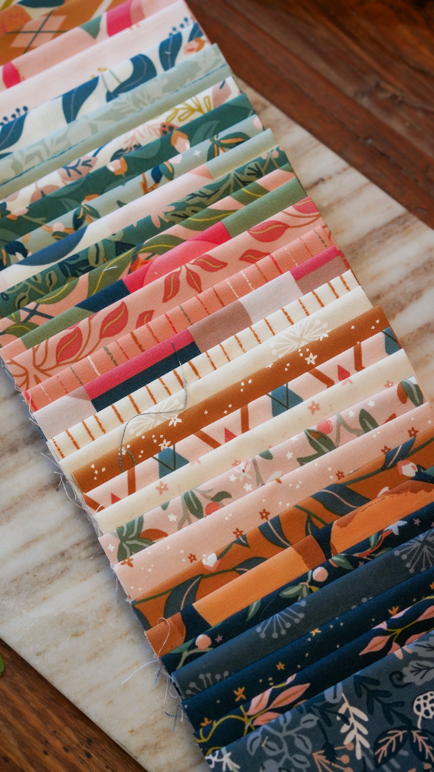 Peachy Jelly Roll® 38150JR Moda Precuts 100% cotton fabric quilt strips by Jessica Rose