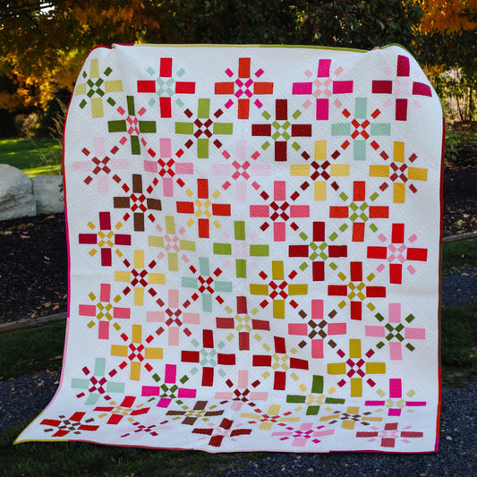 Positive Vibes Precut Quilt Kit Featuring Riley Blake Confetti Cottons