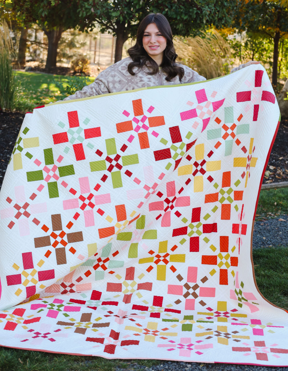 Positive Vibes Precut Quilt Kit Featuring Riley Blake Confetti Cottons