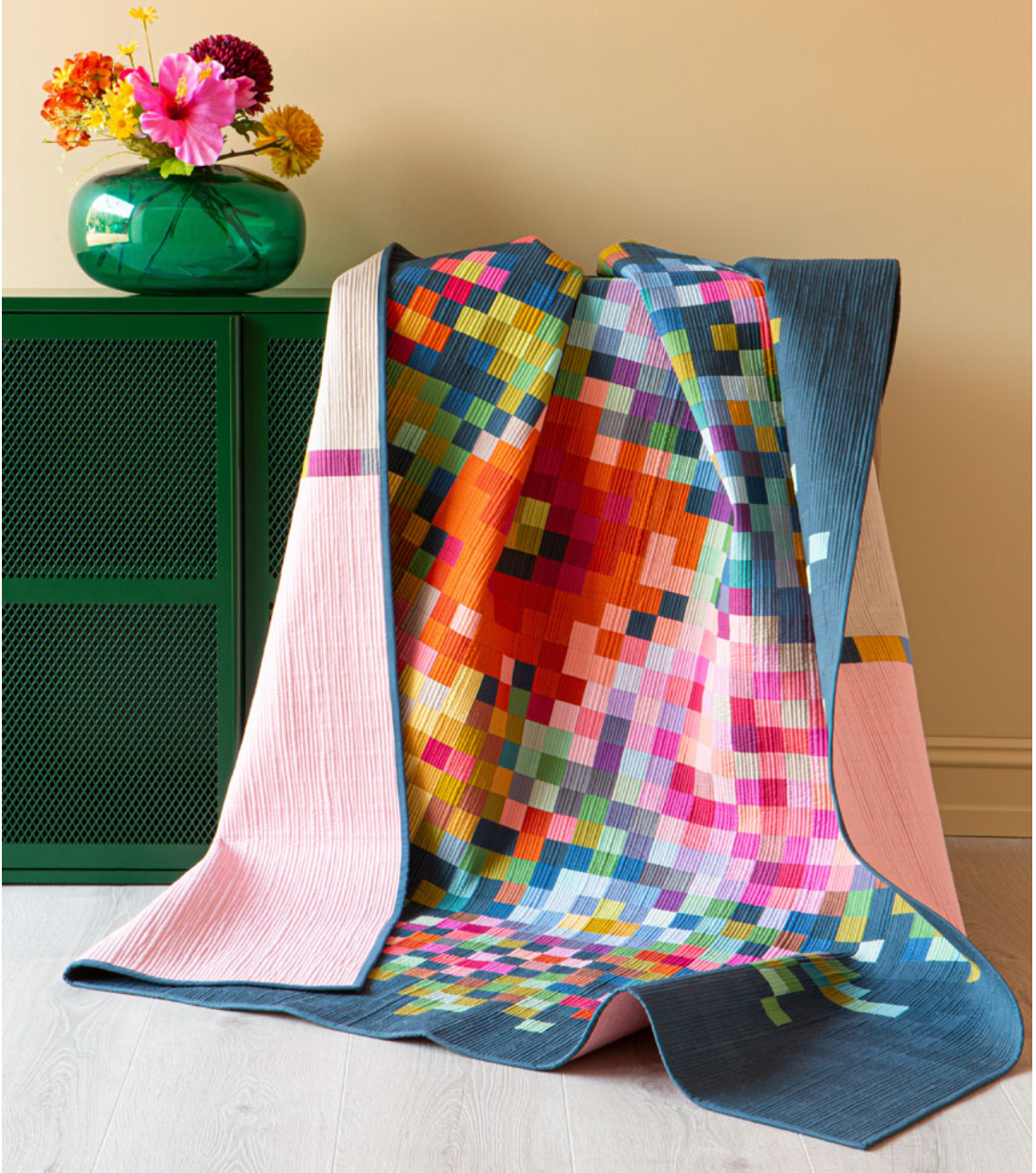 Tilda Embroidery Flower Precut Quilt Kit