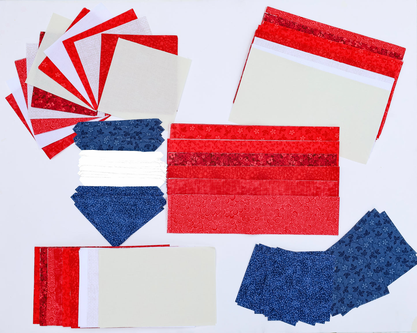 Old Glory Pre-Cut Ready-To-Sew Quilt Kit (Includes Backing!)