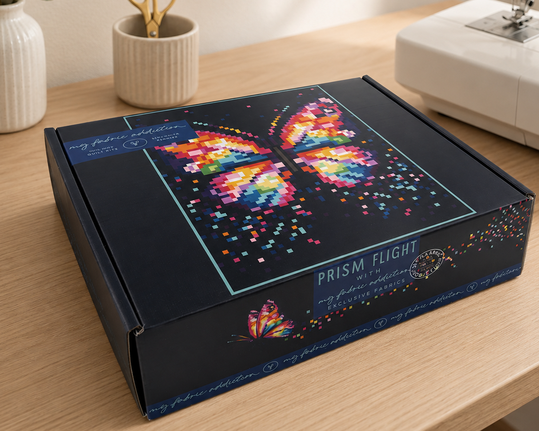 Prism Flight Pixel Quilt Kit | 69" x 89"