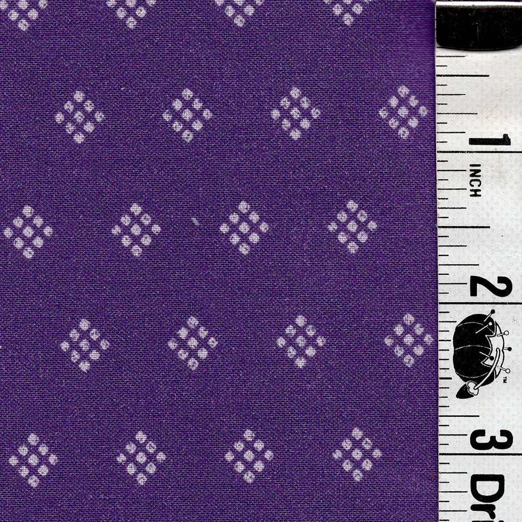 5-Yard Continuous Fabric Cuts Diamond Deep Purple – Endless Possibilities!