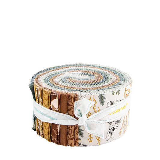 Let's Wander 40 piece 2.5-inch Strips Jelly Roll Riley Blake Designs RP-16880-40 By Casey Cometti
