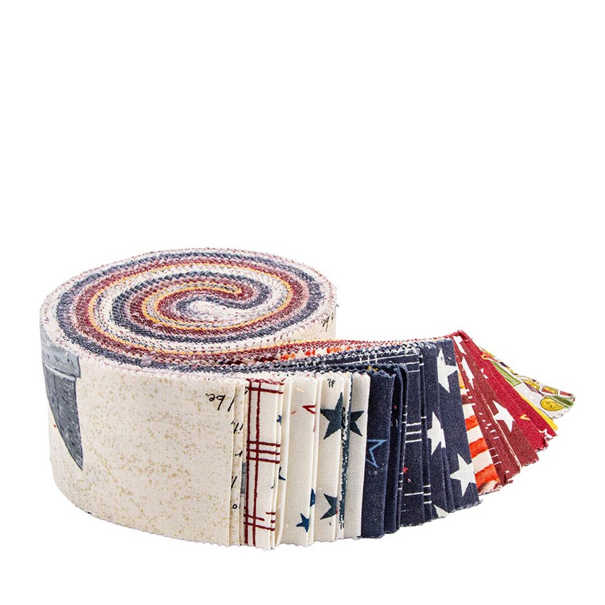 American Honor 40 piece 2.5-inch Strips Jelly Roll Riley Blake Designs RP-17090-40 by Vicki Gifford