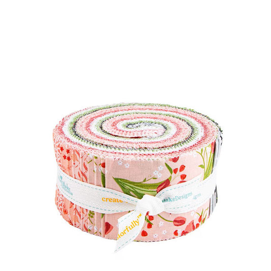 Riley Blake RP-17210-40 Front Porch 40 piece 2.5-inch Strips Jelly Roll by Jill Finley