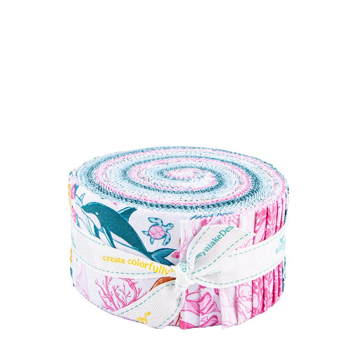 Riley Blake Reef 40 piece 2.5-inch Strips Jelly Roll RP-17270-40 by Corinne Wells