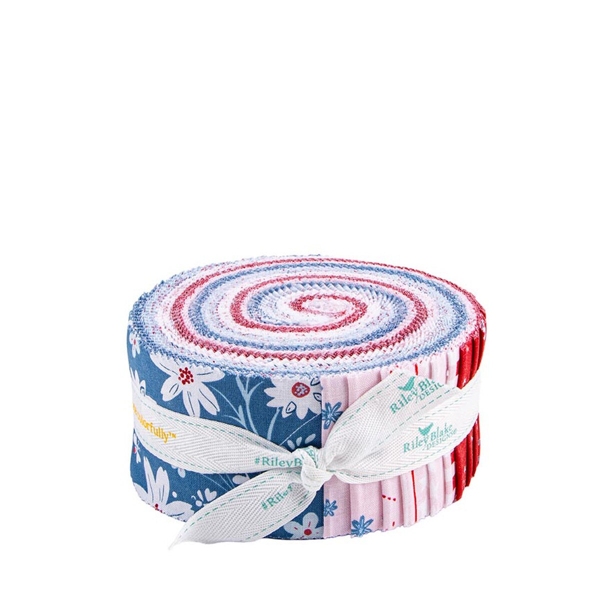 Riley Blake Firework Fields 2 1/2" Rolie Polie Strips Jelly Roll RP-17580-40 by Gracey Larson