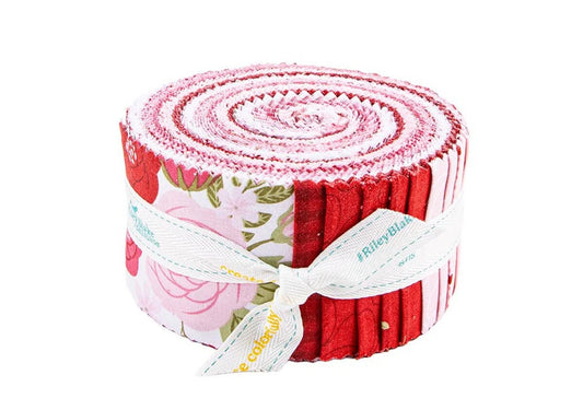 Sew in Love 40 piece 2.5-inch Strips Jelly Roll Riley Blake Designs RP-169900-40 By Dani Mogstad
