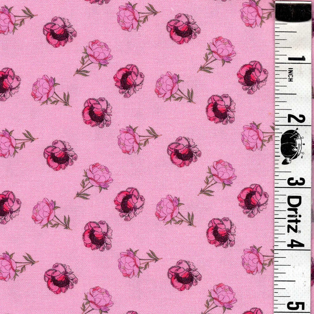 5-Yard Continuous Fabric Cuts Rose Petal Pop  – Endless Possibilities!