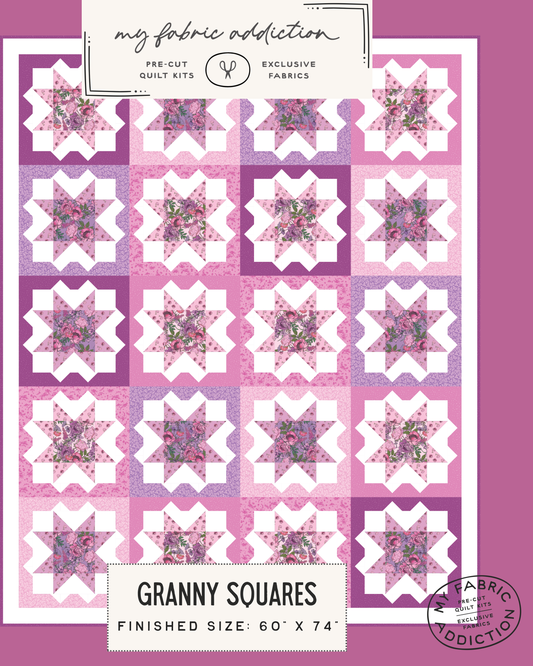 Granny Squares Digitial Quilt Pattern