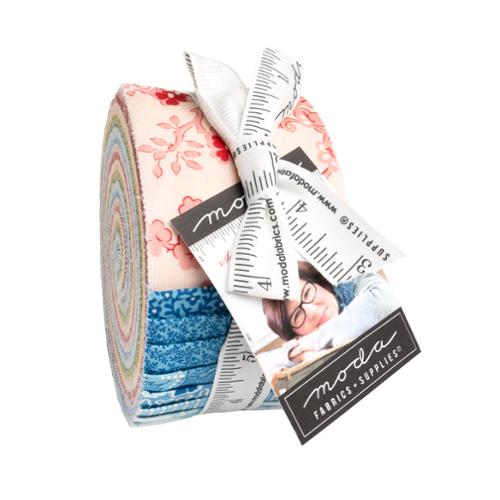 Sallys Stitches Jelly Roll® 31710JR Moda Precuts Jelly Roll 100% cotton fabric quilt strips by Betsy Chutchian