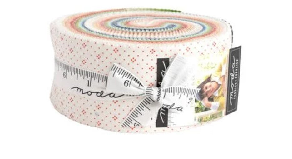 Eyelet Jelly Roll 20488JR Moda Precuts Quilt fabric strips By Fig Tree designs