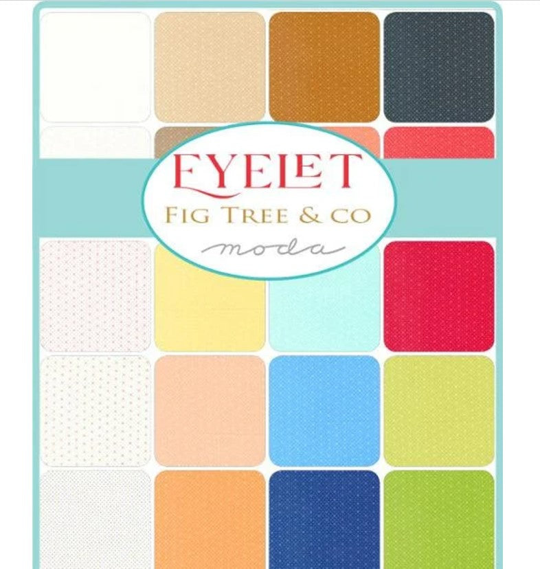 Eyelet Jelly Roll 20488JR Moda Precuts Quilt fabric strips By Fig Tree designs