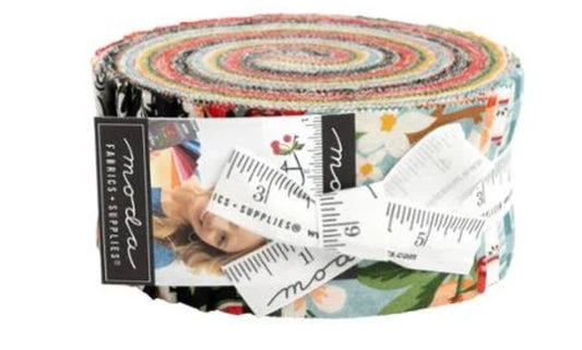 Fruit Loop Jelly Roll  30730JR Moda Precuts 100% cotton fabric quilt strips by Moda Basic Grey