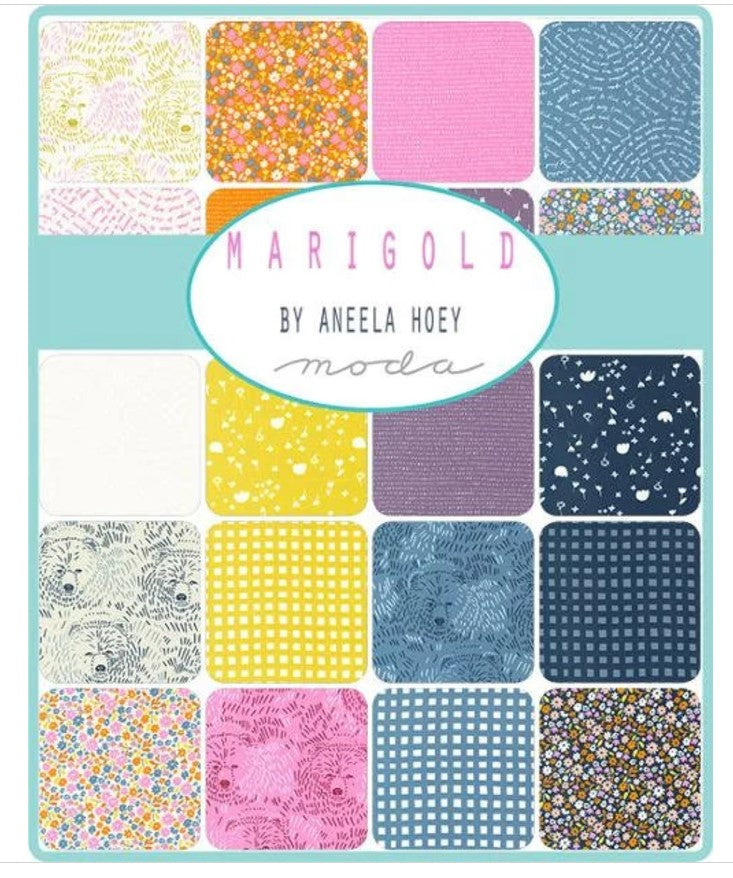 Marigold Jelly Roll 24600JR Moda Precuts Pre cut strips quilt fabric Aneela Hoey