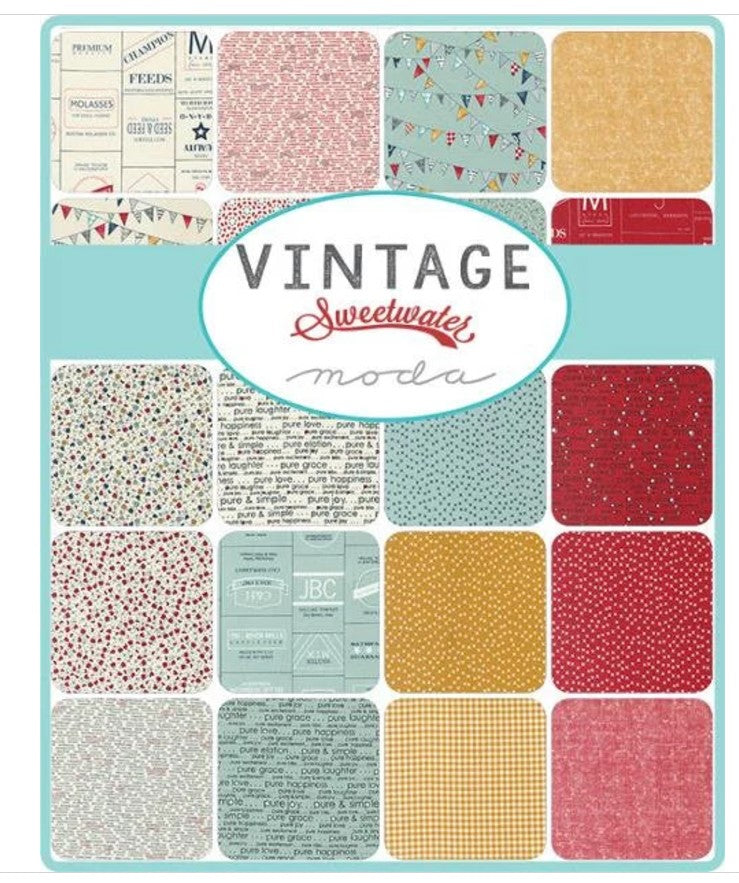 Vintage Jelly Roll® 55650JR Moda Precuts Quilt fabric strips Sweetwater