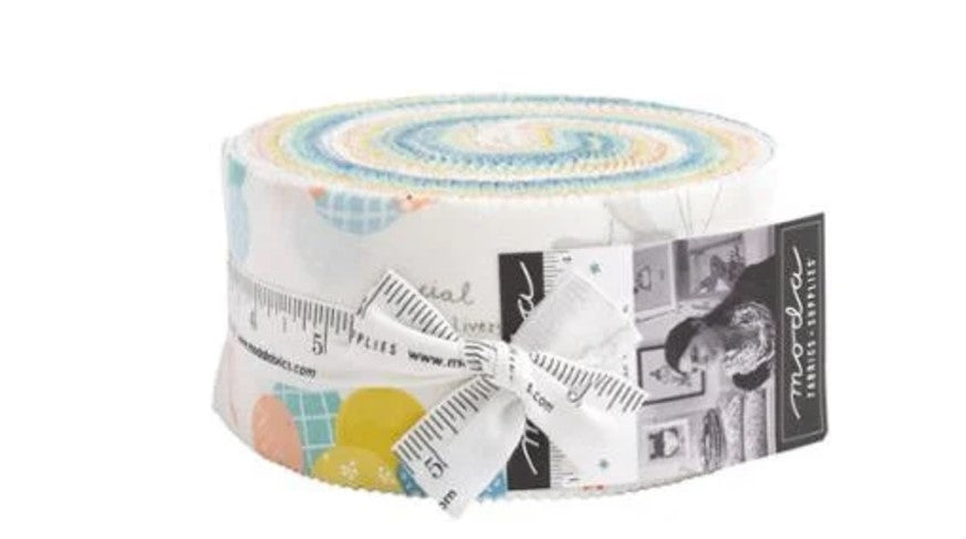 Delivered With Love Jelly Roll® 25130JR Moda 100% cotton fabric quilt strips