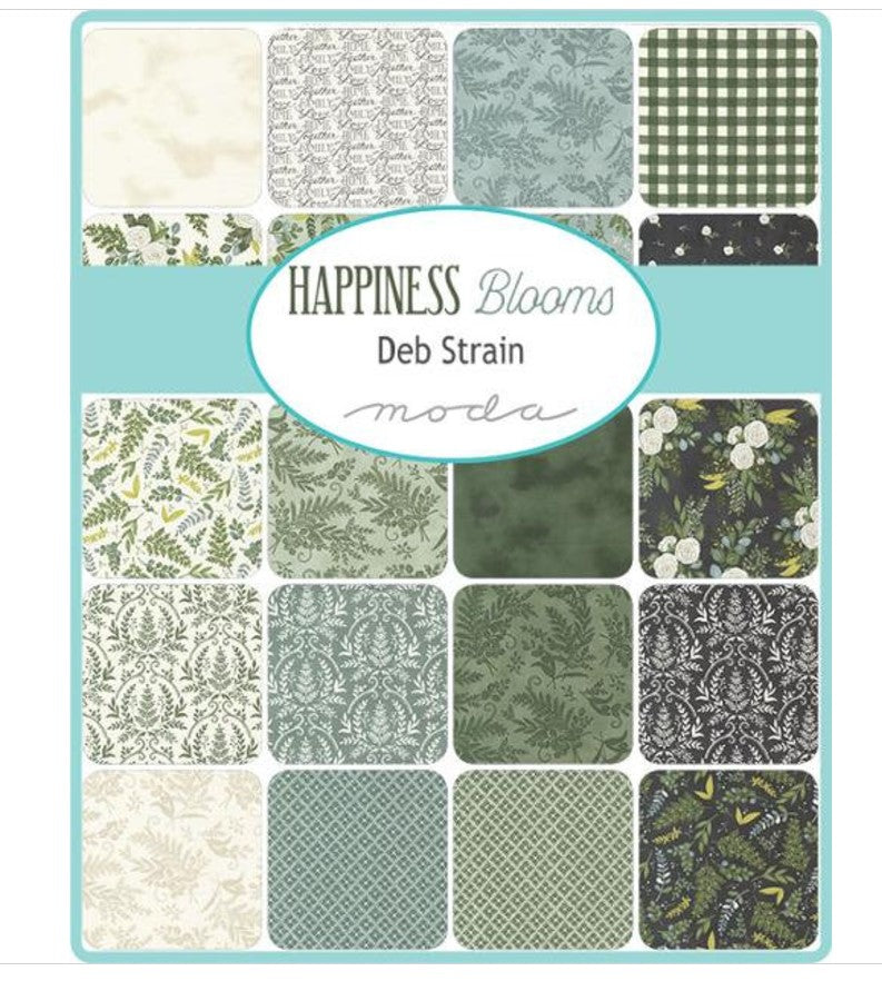 Happiness Blooms AB 36 skus 56050AB Moda Precuts piece Fat Quarter Bundle 100% cotton fabric quilt  by Moda Fabrics Deb strain