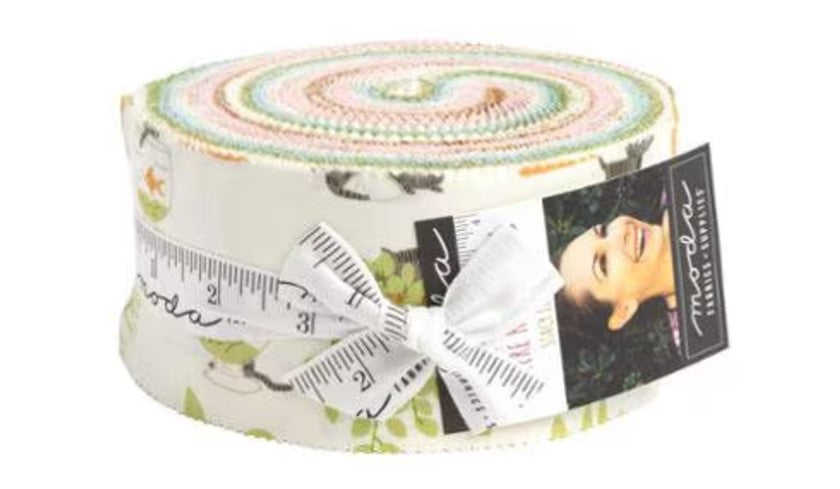 Here Kitty Kitty Jelly Roll® 20830JR Moda Precuts  Jelly Roll 100% cotton fabric quilt strips by  Stacy Iest Hsu