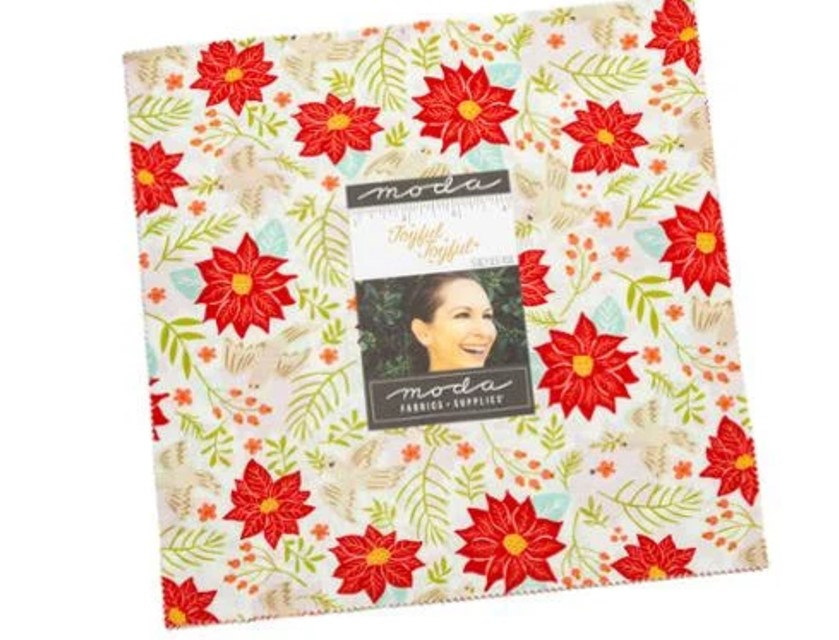 Joyful Joyful by Stacy Iest Hsu precut Layer Cake 10" squares quilt fabric by Moda 20800LC