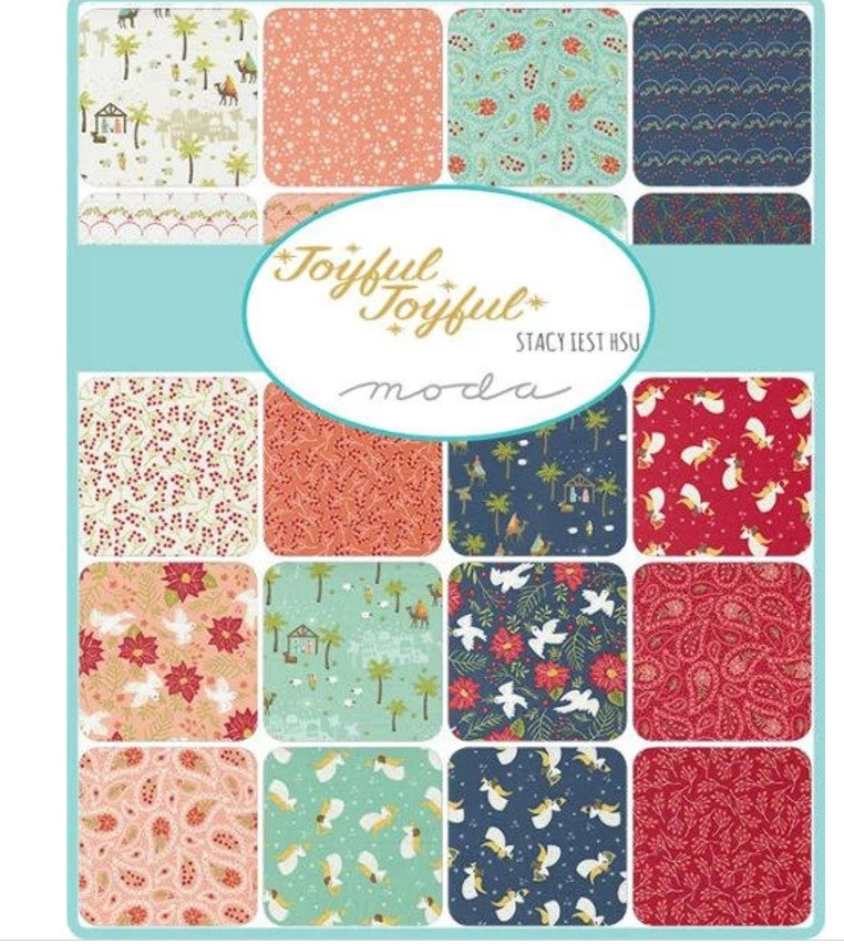 Joyful Joyful by Stacy Iest Hsu Jelly Roll 100% cotton fabric quilt strips by Moda 20800JR