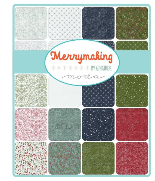 Merrymaking by Gingiber precut Layer Cake 10" squares quilt fabric by Moda 48340LC