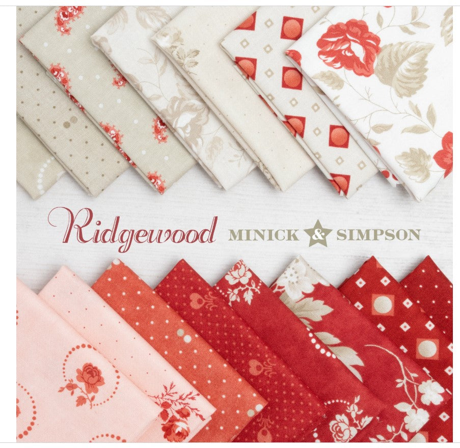 Ridgewood AB 28 skus 14970AB Moda Precuts    Fat Quarter Bundle 100% cotton fabric quilt Fabrics  Minick & Simpson