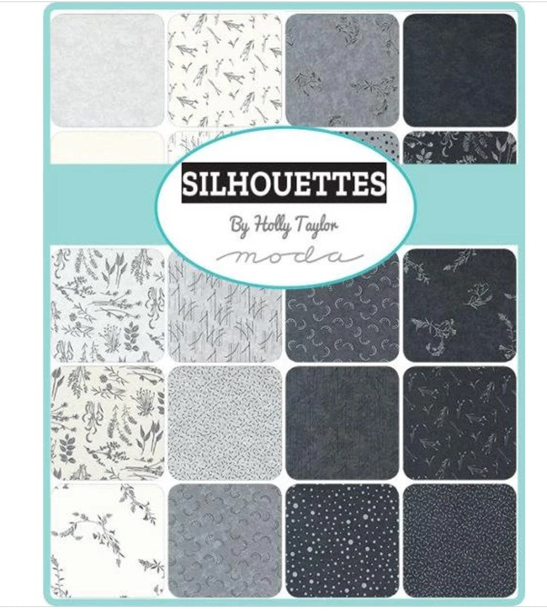 Silhouettes AB 24 skus 6930AB Moda Precuts   24  piece Fat Quarter Bundle 100% cotton fabric quilt  Fabric Holly Taylor