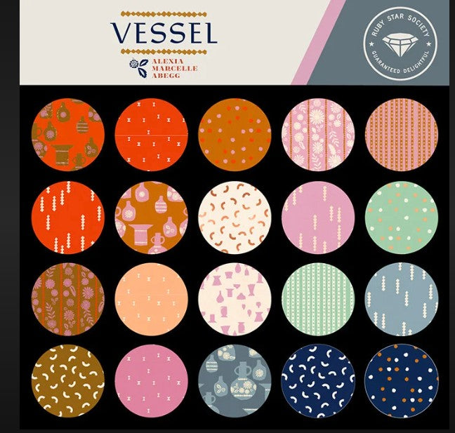 Vessel By Ruby Star pre cut Layer Cake 10 " squares 100% cotton fabric quilt RS4039LC