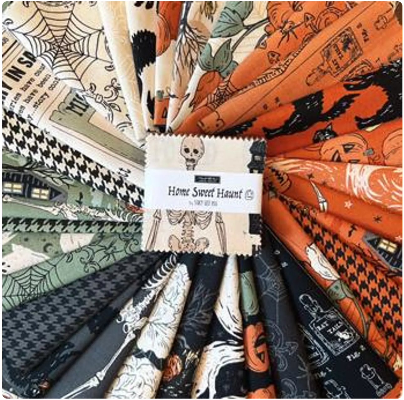 Home Sweet Haunt Jelly Roll  Moda 20910JR precuts by Stacy Iest Hsu