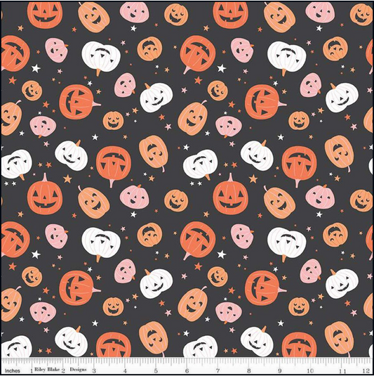 Hey Pumpkin backing for Pumpkin Patch quilt, 4 1/8 yards
