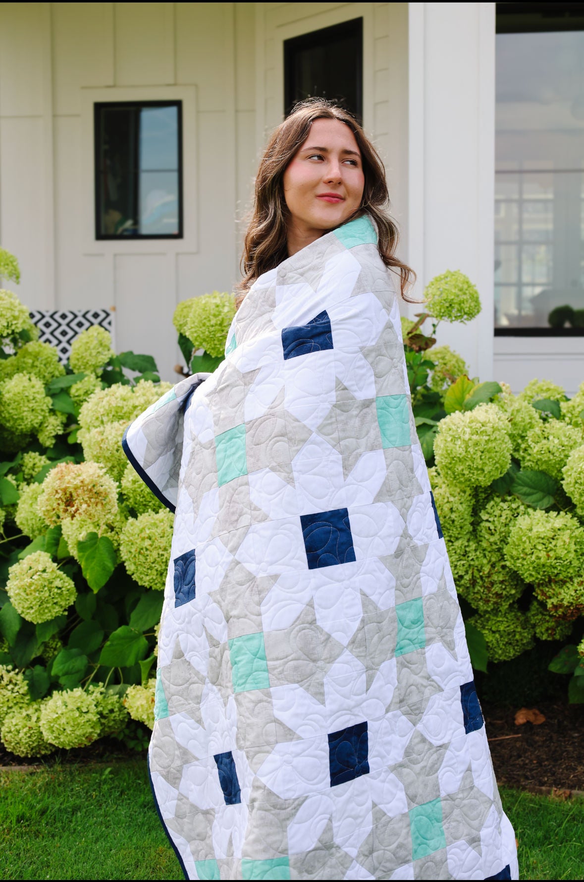 Simplicity Pre-Cut Ready-To-Sew Quilt Kit Featuring Riley Blake Shabby