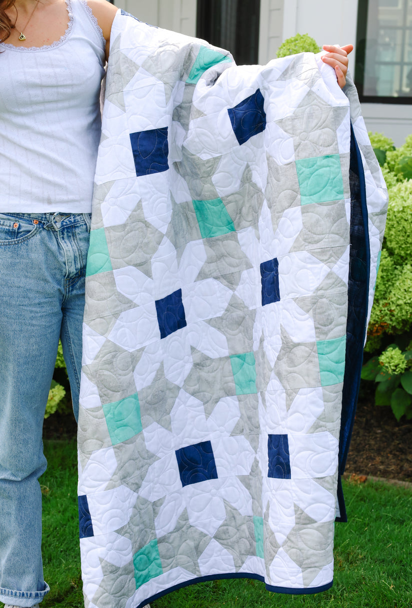 Simplicity Pre-Cut Ready-To-Sew Quilt Kit Featuring Riley Blake Shabby ...
