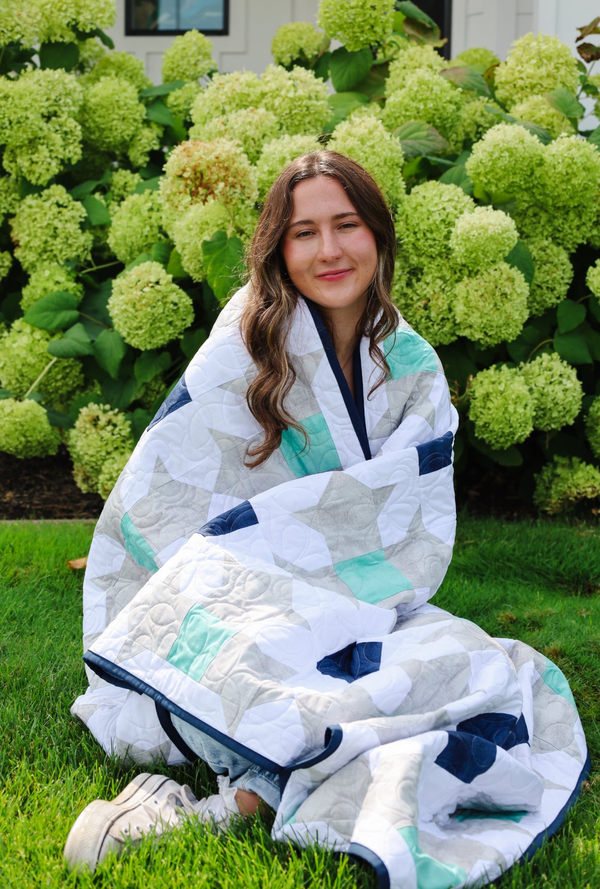 Simplicity Pre-Cut Ready-To-Sew Quilt Kit Featuring Riley Blake Shabby